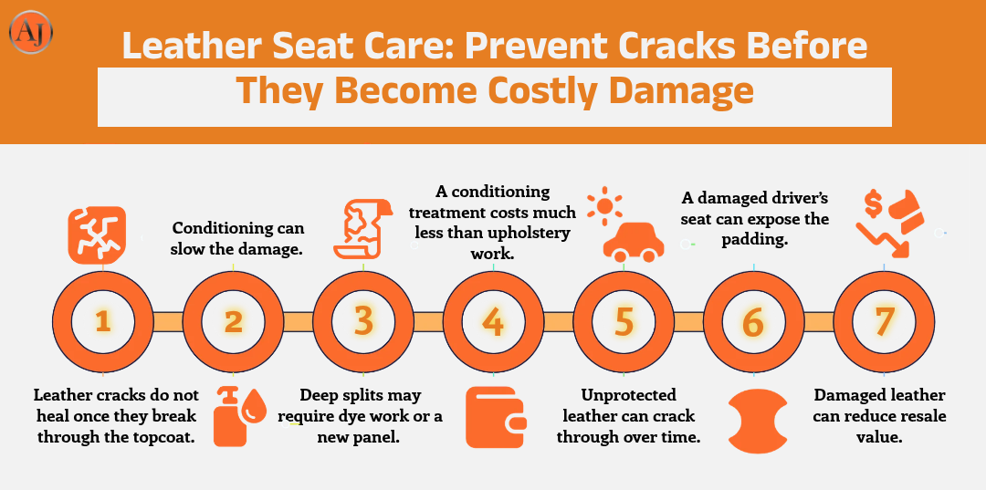 Leather Seat Care Prevent Cracks Before They Become Costly Damage