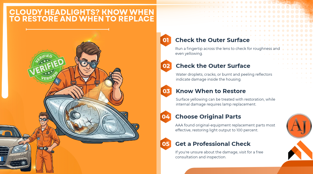 Cloudy Headlights_ Know When to Restore and When to Replace