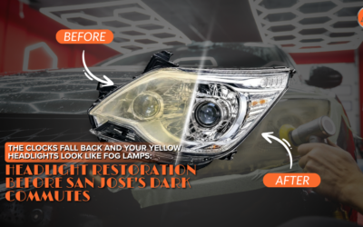The Clocks Fall Back and Your Yellow Headlights Look Like Fog Lamps: Headlight Restoration Before San Jose’s Dark Commutes